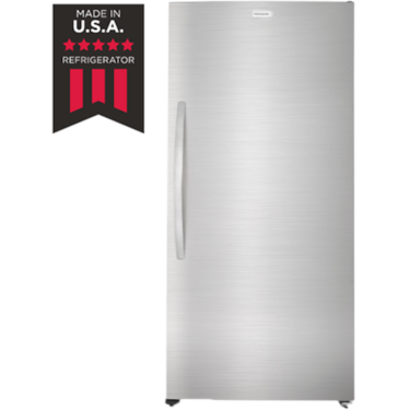 547L single door upright freezer - Stainless steel - 4-star energy rating